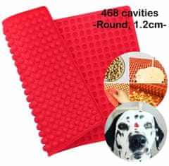 Kraftika 1 ks 3d silicone food grade 468 round cavity mat