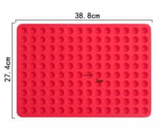 Kraftika 1 ks 3d silicone food grade 140 round cavity mat