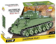 Cobi 2715 II WW Sherman M4A1, 1:48, 312 k