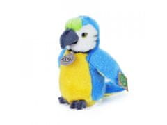 Rappa Plyšový papoušek modrý 19 cm