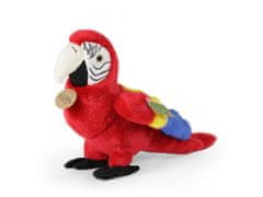 Rappa Plyšový papoušek červený Ara Arakanga 24 cm