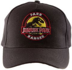 CurePink Baseballová kšiltovka Jurassic Park|Jurský park: Park Ranger (nastavitelná)