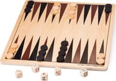 Bigjigs Toys Dřevěný backgammon