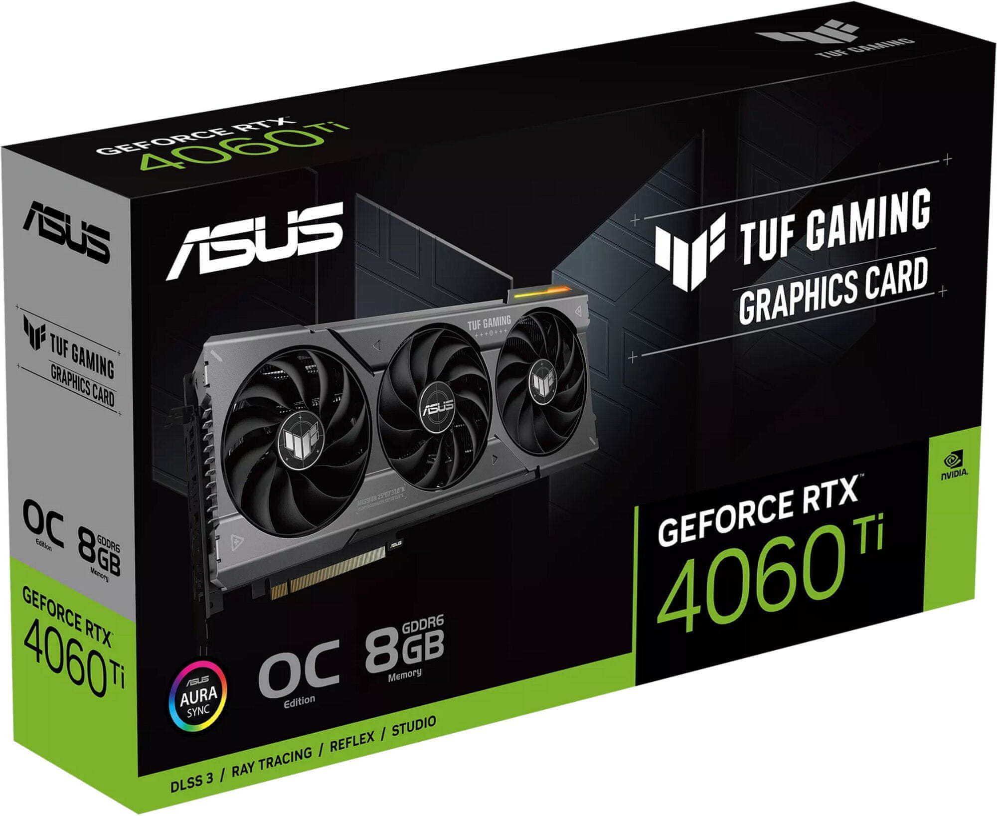 ASUS TUF Gaming GeForce RTX 4060 Ti O8G, 8GB GDDR6 | MALL.CZ