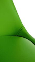 BHM Germany Jídelní židle Sofia II, syntetická kůže, zelená