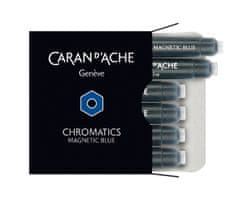 Caran´d Ache Inkoustové bombičky "Chromatics", modrá Magnetic Blue, 8021.149