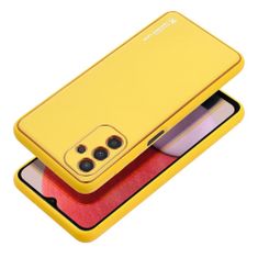 FORCELL Obal / kryt na Samsung Galaxy A13 5G / A04S žlutý - Forcell LEATHER Case