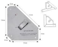 SPARTUS Úhelník magnetický s vypínačem 25kg SP145-04-055 Svařovací úhlový magnet