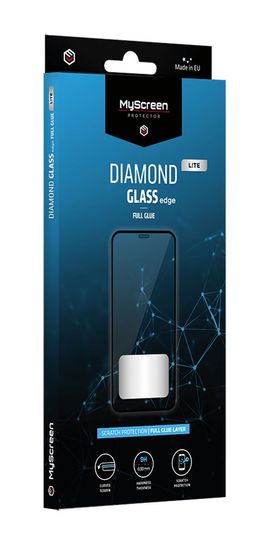 MyScreen Protector Tvrzené sklo iPhone 14 Pro Max DIAMOND LITE FullGlue černé 96142