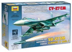 Zvezda Suchoj Su-27 SM ''Flanker'', Model Kit 7295, 1/72