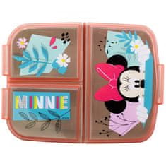 Stor Multibox na svačinu Minnie Mouse se 3 přihrádkami