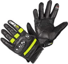 W-TEC Moto rukavice Rushin (Velikost: S, Barva: Black-Fluo Yellow)