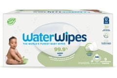 WaterWipes 9x Ubrousky vlhčené bez obsahu plastů Soapberry 60 ks (540 ks)