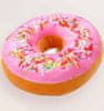 Polštářek donut průměr 40 cm varianta: donut čoko + bílá