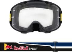 Red Bull Motokrosové brýle SPECT MX STRIVE S černé s čirým sklem 012 UNI