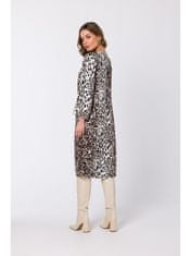 Stylove Dámské mini šaty Seka leopard XL