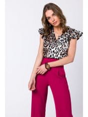 Style Stylove Dámská halenka Imate S344 leopard S