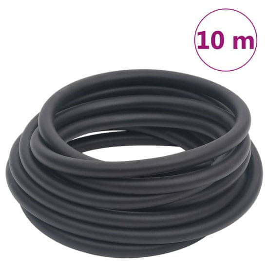 Vidaxl Hybridní vzduchová hadice černá 10 m pryž a PVC