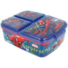 Stor Multibox na svačinu Spiderman Grafiti se 3 přihrádkami