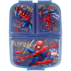 Stor Multibox na svačinu Spiderman Grafiti se 3 přihrádkami