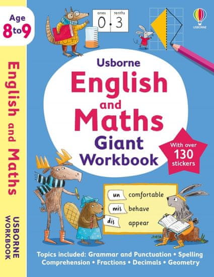 Usborne Usborne English and Maths Giant Workbook 8-9