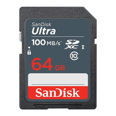 SanDisk Ultra 64GB SDXC Memory Card 100MB/s