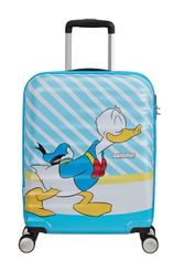 American Tourister Dětský kufr WAVEBREAKER DISNEY Spinner 55cm Donald Blue Kiss