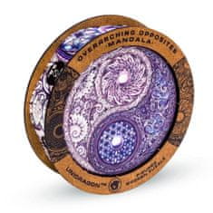 Unidragon dřevěné puzzle - Mandala protiklady velikost KS