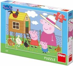 Dino Puzzle PEPPA PIG: slepičky 24 dílků