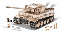 Cobi World War II PzKpfw VI Tiger 131, 1:28, 850 kostek, 1 figurka