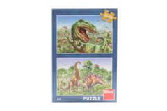 Dino Puzzle Souboj dinosaurů 2x48 dílků