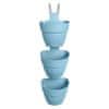 květináč Vibia Campana Vertical Forest set/3 - vintage blue