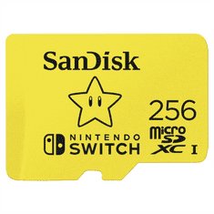 SanDisk Nintendo Switch micro SDXC 256 GB 100 MB/s A1 C10 V30 UHS-1 U3