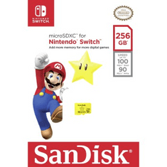 SanDisk Nintendo Switch micro SDXC 256 GB 100 MB/s A1 C10 V30 UHS-1 U3