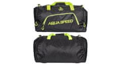 Aqua Speed Duffle Bag L sportovní taška černá-žlutá 36 l