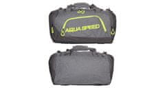 Aqua Speed Duffle Bag M sportovní taška šedá-žlutá 24 l