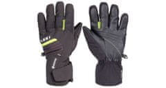 Leki Spox GTX lyžařské rukavice černá-limetková č. 10