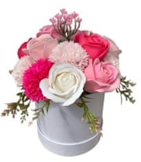 made by ANTEROS Mýdlová kytice z mýdlových květů Perla Pink White