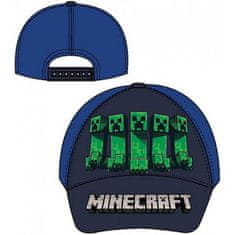 Fashion UK Dětská kšiltovka Minecraft - modrá