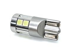 motoLEDy LED žárovka W5W, T10 12-24V CANBUS 500lm, jasně modrá