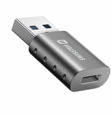 SWISSTEN adaptér / redukce USB-A - USB-C (M/F)