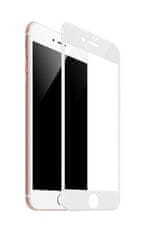 LG Tvrzené sklo Red iPhone 8 Plus Full Cover bílé 96315