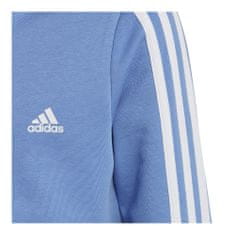 Adidas Mikina modrá 159 - 164 cm/L 3 Stripes Fullzip Hoodie JR