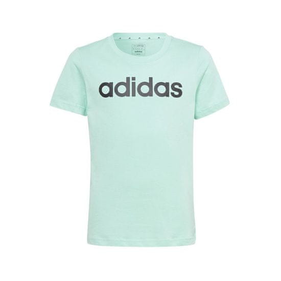 Adidas Tričko bledě zelené Lin Tee JR