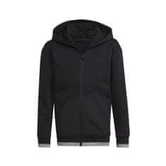 Adidas Mikina černá 135 - 140 cm/S Fleece Fullzip Hoody JR