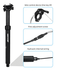 MXM Teleskopická sedlovka ZOOM 27,2mm / 330mm s interním vedením kabelů