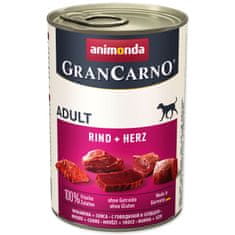 Animonda Konzerva Gran Carno hovězí + srdce 400 g