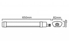 HADEX LED svítidlo LEDOM TRI-PROOF 30W 4000K 650mm