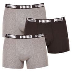 Puma 3PACK pánské boxerky vícebarevné (701206546 004) - velikost M