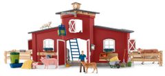 Schleich 42606 Velká stodola se zvířaty a příslušenstvím